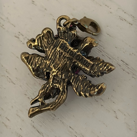 Heidi Daus Swarovski Crystal Rose Charm with Lobster Claw Clasp - Picture 9 of 12